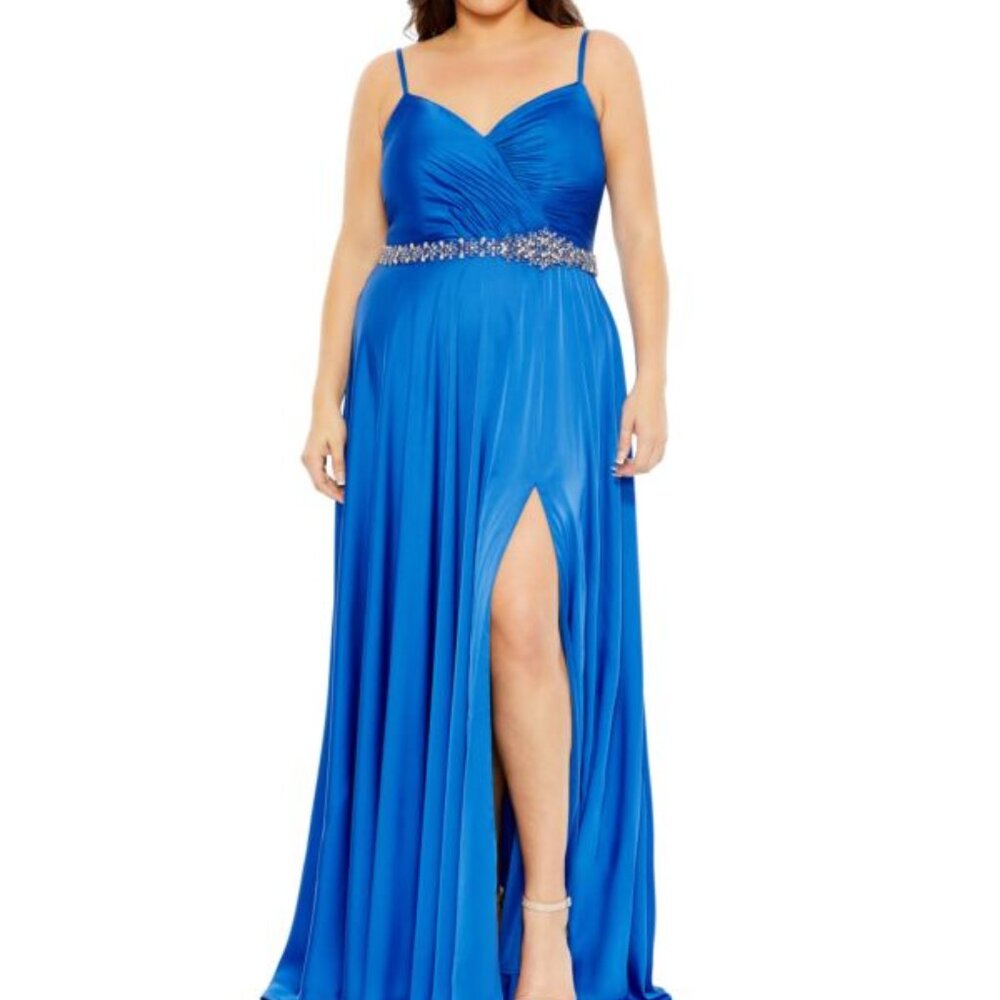 Mac Duggal Royal Blue Maxi Dress